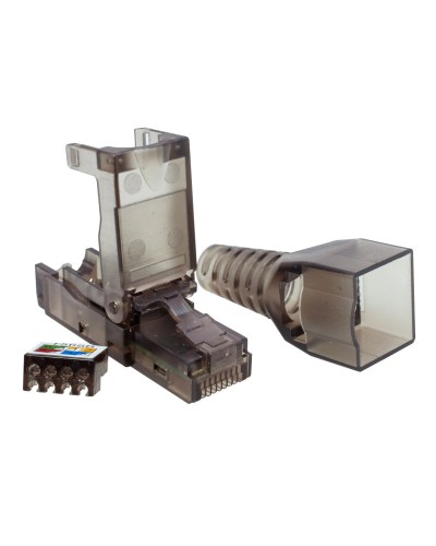 Коннектор 8P8C UTP 6A (RJ-45) безынструментальный (10-0239). Разъем RJ-45. SUPRLAN в Коломне