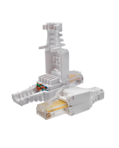Коннектор 8P8C U/UTP Cat.5e (RJ-45) безинструментальный (10-0218). Разъем RJ-45. SUPRLAN в Коломне