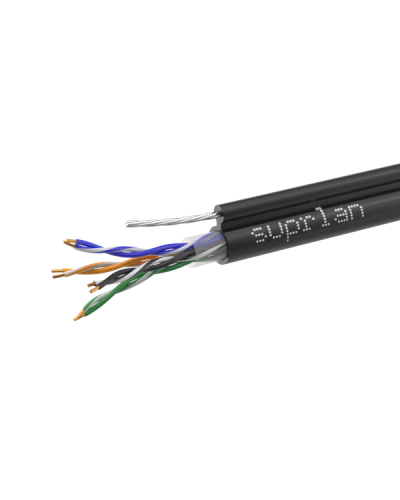 UTP Cat.5e 4x2xAWG24 Cu PE Outdoor T-FG8 (трос) Standard (01-0322-1). Кабель «витая пара» (LAN) для структурированных систем связи. SUPRLAN в Коломне