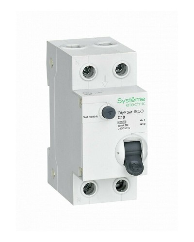 City9 Set 1P+N С 10А 4.5kA 30мА A 230В (C9D55610). Автоматический выключатель дифференциального тока. Systeme Electric в Коломне
