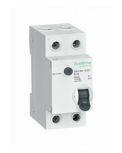 City9 Set 1P+N С 25А 4.5kA 10мА A 230В (C9D51625). Автоматический выключатель дифференциального тока. Systeme Electric в Коломне