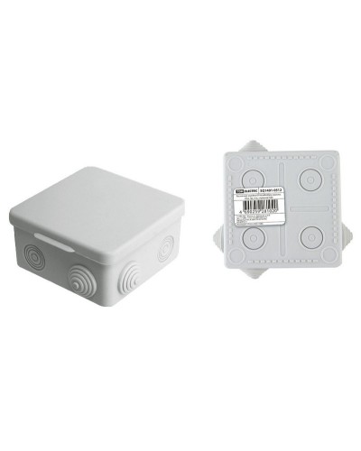 Коробка ОП 80х80х50мм, крышка, IP54, 7вх. (SQ1401-0512). Распаячная коробка. TDM ЕLECTRIC в Коломне