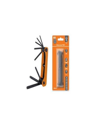 Набор ключей TORX раскладной 8шт.: T9-T40, углеродистая сталь Гранит TDM (SQ1020-0211). Набор ключей. TDM ЕLECTRIC в Коломне
