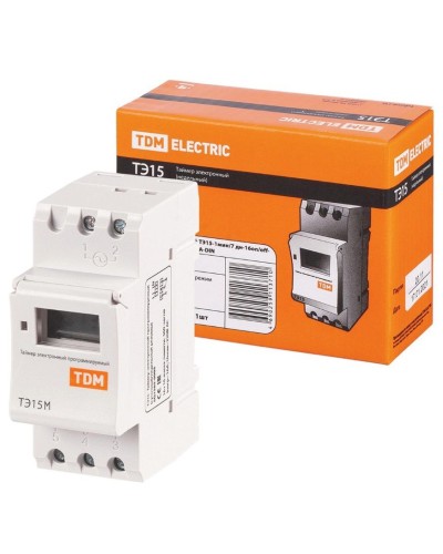 ТЭ15М-1мин/7дн-32on/off-30А-DIN TDM (SQ1503-0037). Таймер электронный. TDM ЕLECTRIC в Коломне