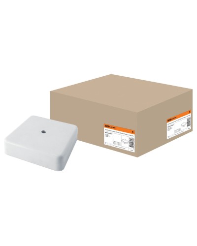 Коробка КР 100х100х29 ОП белая, IP40 (SQ1401-0207). Распаячная коробка. TDM ЕLECTRIC в Коломне