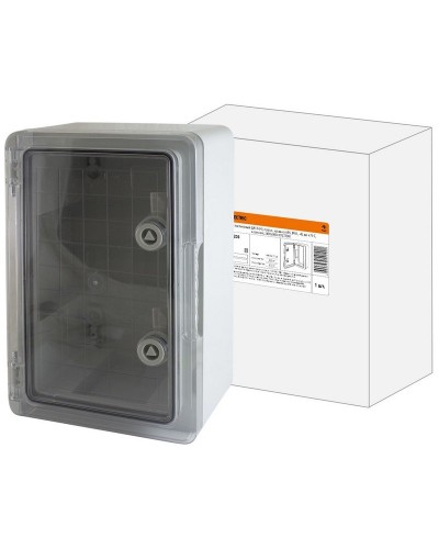 ЩМП-0-3, прозрачная крышка ABS, IP65, 400x300x170. Бокс пластиковый антивандальный. TDM ЕLECTRIC в Коломне