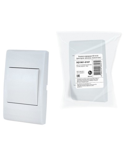 КП-Н-01 (SQ1901-0107). Кнопка для проводных звонков. TDM ЕLECTRIC в Коломне