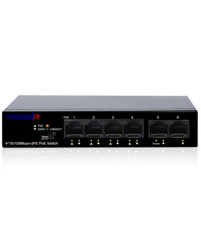 TR-NS1106-60-4POE. Коммутатор с PoE. Trassir в Коломне