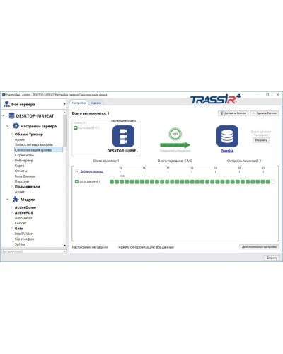 TRASSIR NetSync. Программное обеспечение для IP систем видеонаблюдения. Trassir в Коломне