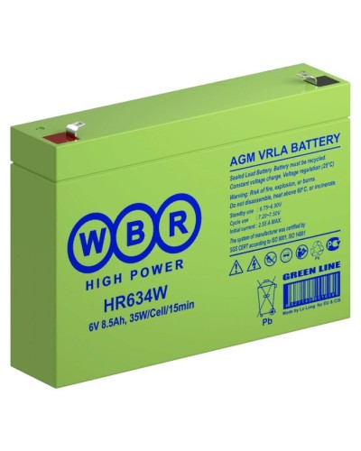 WBR HR634W. Аккумулятор герметичный свинцово-кислотный. WBR в Коломне