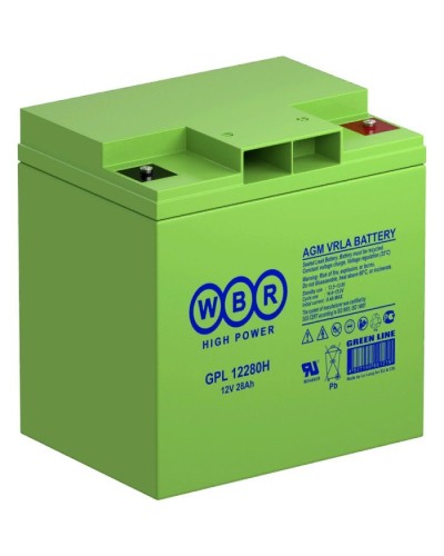 WBR GPL12280H. Аккумулятор герметичный свинцово-кислотный. WBR в Коломне