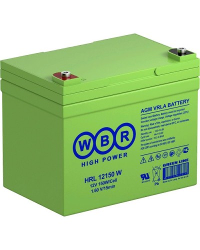 WBR HRL12150W. Аккумулятор герметичный свинцово-кислотный. WBR в Коломне