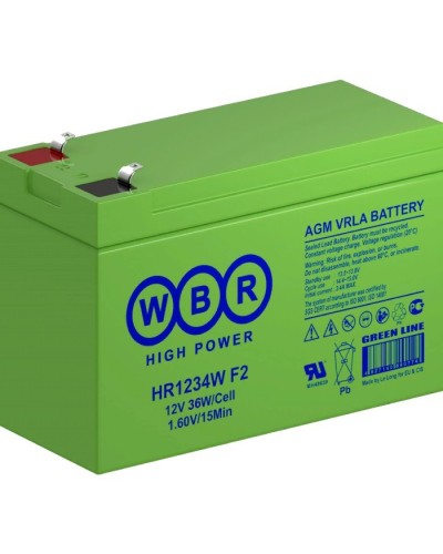 WBR HR1234W F2. Аккумулятор герметичный свинцово-кислотный. WBR в Коломне