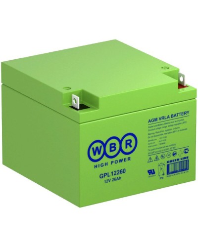 WBR GPL12260. Аккумулятор герметичный свинцово-кислотный. WBR в Коломне