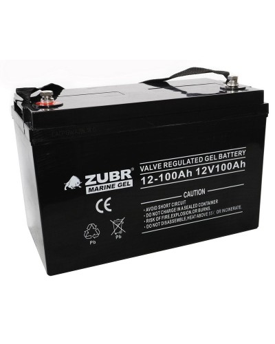 ZUBR MARINE GEL NPG 12-100 (12V, 100Ah). Аккумулятор герметичный свинцово-кислотный. ZUBR в Коломне