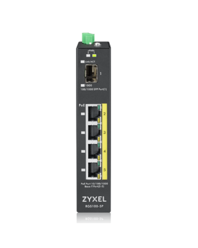 RGS100-5P-ZZ0101F. Промышленный PoE+ коммутатор. ZYXEL в Коломне