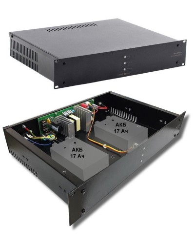 СКАТ-1200И7 RACK (СКАТ ИБП-12/5-2x17-RACK) (2142). Источник вторичного электропитания резервированный. Бастион в Коломне