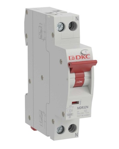 YON max MDR, 1P+N, 10mA, 10A, 6kA, А (MDR32N-1N1C10-A). Компактный автоматический выключатель дифференциального тока. ДКС в Коломне