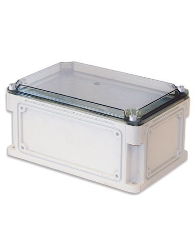 Корпус RAM box 300х150х146, высота крышки 21 мм, IP67 (531211). Корпус с фланцами и прозрачной крышкой, без монтажной платы. ДКС в Коломне