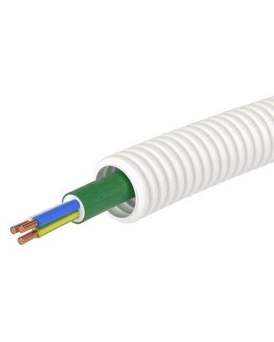 Труба ПЛЛ D20 + ППГнг(А)-HF 3х2,5 (ГОСТ+) (8S82050HF). Гофрошланг с кабелем. ДКС в Коломне