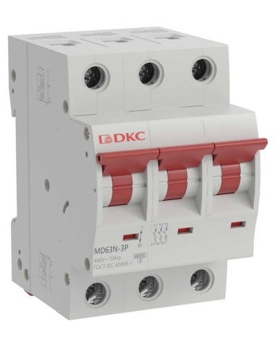 YON max MD63N 3P 32А 6кА C (MD63N-3PC32). Автоматический выключатель. ДКС в Коломне