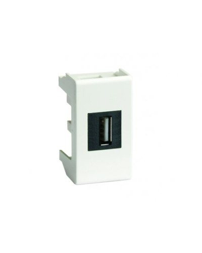 Розетка USB 2.0 Brava 1 модуль слоновая кость (75200S): Розетка USB в Коломне