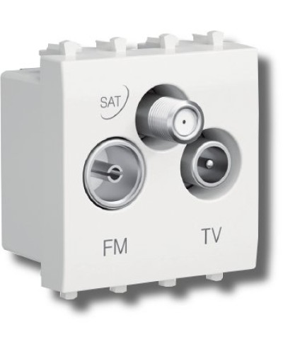 Розетка TV-FM-SAT Avanti 1 модуль белое облако (4400532): Розетка TV-FM-SAT в Коломне