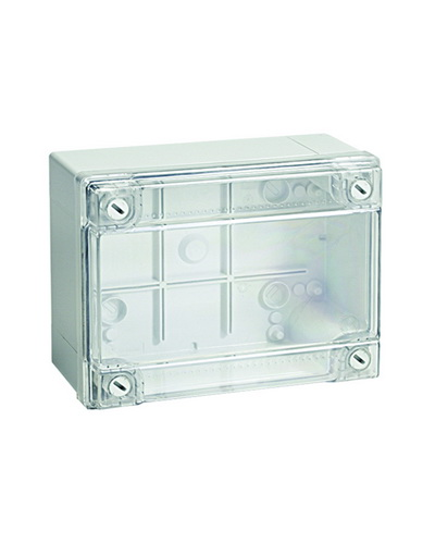 Коробка ответвительная с гладкими стенками, IP56, 380х300х120 (54420). Коробка ответвительная с гладкими стенками и прозрачной крышкой. ДКС в Коломне