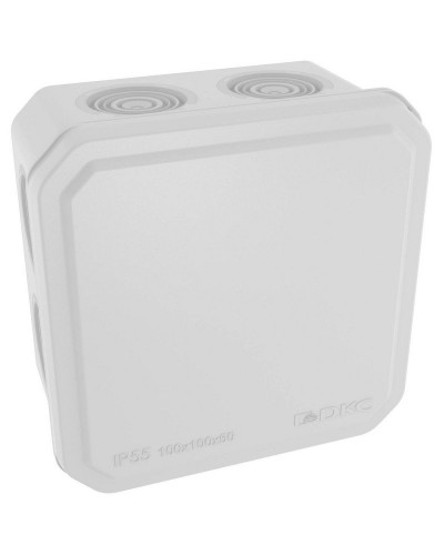 Коробка ответвительная с кабельными вводами IP55, 100х100х50 (53800). Коробка ответвительная. ДКС в Коломне