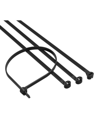 Хомут 2,5x200 P6.6, черный (100шт) (21307SR): Хомут с двойным замком в Коломне
