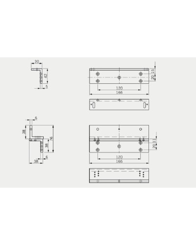 L+Z кронштейн для EMC 1200 ALH. L+Z кронштейн для EMC 1200 ALH. dormakaba в Коломне