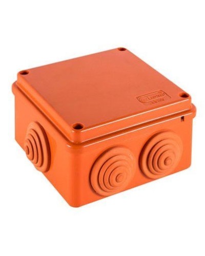 Коробка JBS100 100х100х55, 6 вых., 10P (1,5-6мм²) (43497HF): Коробка монтажная, огнестойкая, без галогена в Коломне