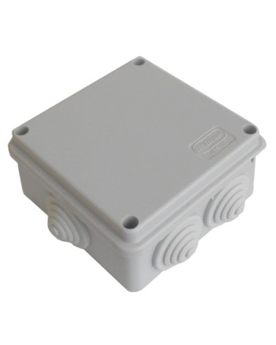 Коробка JBS100 100х100х55, 6 вых., 4P (0,15...2,5мм²) серая (43047HF-GR). Коробка монтажная, огнестойкая, без галогена. Экопласт в Коломне