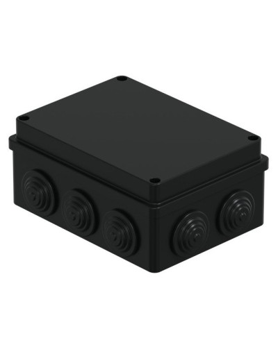 Коробка JBS150 150х110х70, 10 вых., IP55, черная (44009BL-1). Коробка монтажная. Экопласт в Коломне
