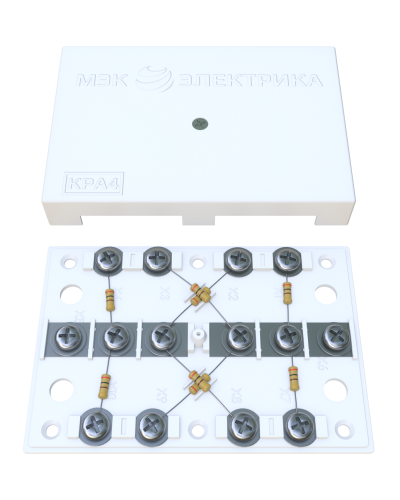 KRA-4 75 Om white (MEC42101). Коробка на 4 абонента. МЭК-Электрика в Коломне