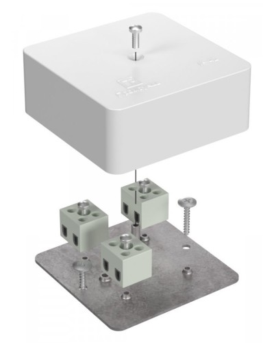 Коробка огнестойкая 75х75х30 (40-0450-FR1.5-6). Коробка огнестойкая для открытой установки. Промрукав в Коломне