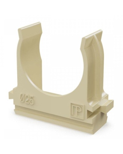 Крепёж-клипса для труб АБС-пластик сосна D25 (100 шт) (PR13.0050). Крепление для труб ПВХ. Промрукав в Коломне