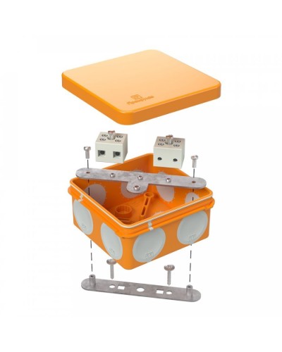 Коробка огнестойкая 80х80х40 (60-0210-FR6.0-4). Коробка огнестойкая для открытой установки. Промрукав в Коломне