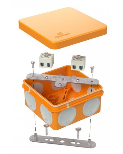 Коробка огнестойкая 80х80х40 (60-0210-FR2.5-6). Коробка огнестойкая для открытой установки. Промрукав в Коломне