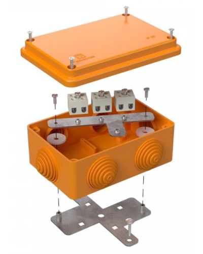 Коробка огнестойкая 120х80х50 (40-0340-FR1.5-6). Коробка огнестойкая для открытой установки. Промрукав в Коломне