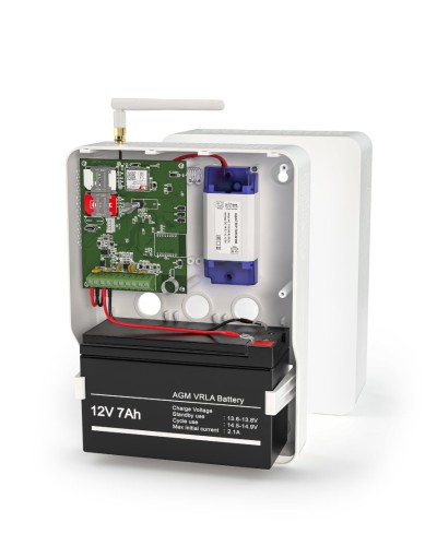 Контакт GSM-14А v.3 (в корпусе под АКБ 1,2-7 Ач с БРП 12V 1А). Панель охранная радиоканальная. Ритм в Коломне