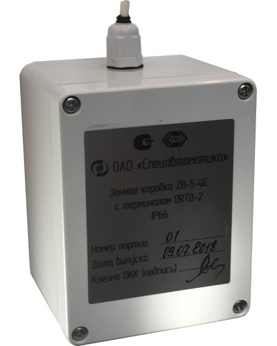 ZB-5-QC с DRTB-2 исп.02. Монтажная зонная коробка. Спецавтоматика, Москва в Коломне