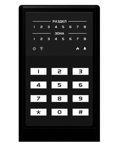 МИРАЖ-КД-04 (black). Кнопочная кодовая панель. Стелс НПП в Коломне