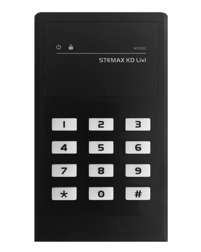 STEMAX KD Livi (черный). Беспроводная кнопочная кодовая панель. Стелс НПП в Коломне